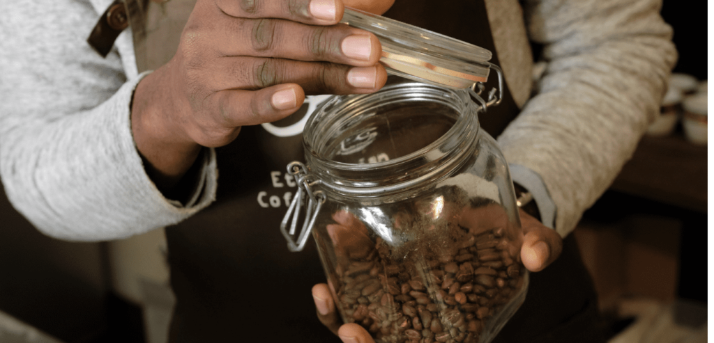 コーヒー豆の保存容器